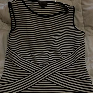 Black and white striped dress💙